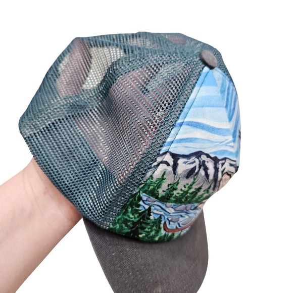 Sunday Afternoons Kids 2-12 yrs Trucker Hat W/ Mesh Back & Mountain Eagle Design - Picture 6 of 7